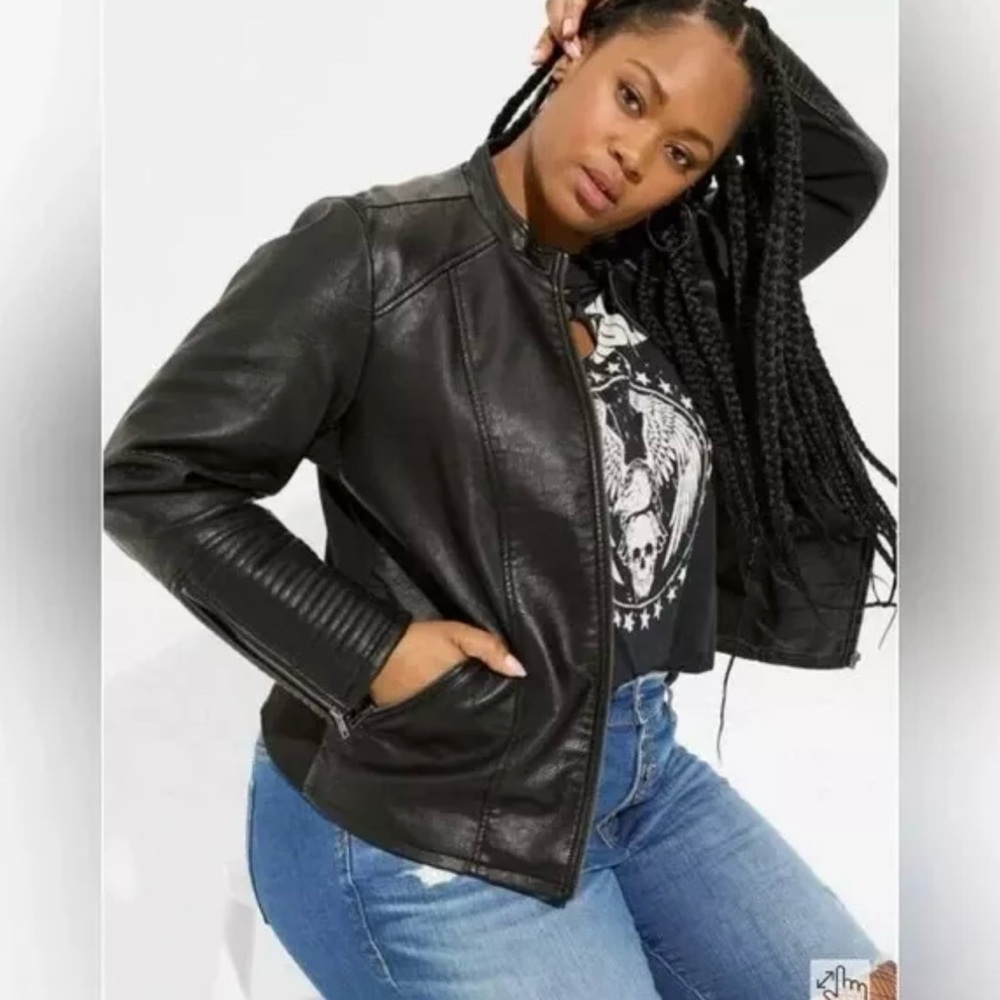 Torrid Black Moto Jacket Size 1